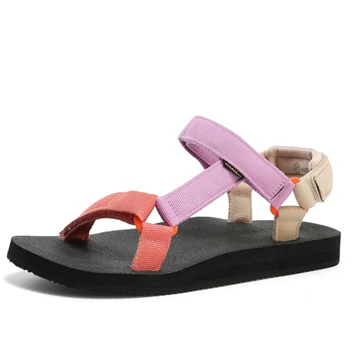 Muboliy Women's Original Sandals Comfortable Quick-Drying Casual Sport Sandal Walking Hiking Water Sandals With Arch Support