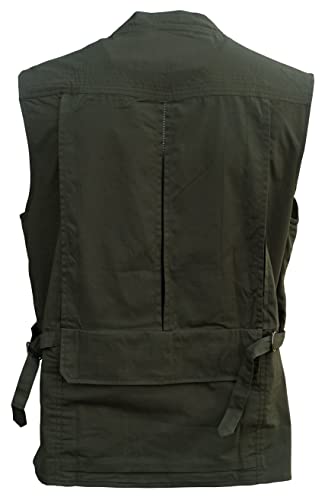 Foxfire Men's Utility Hiking Safari Vest for Travel, Photo, and Outdoor Wear with Pockets, Cotton