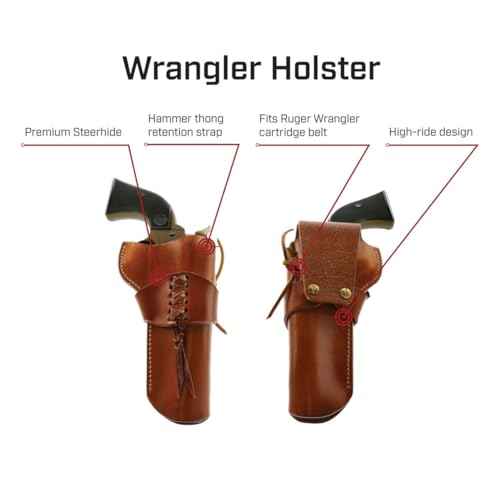 Galco Ruger Wrangler Holster - W-WR320, Right, Tan