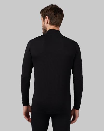 32 Degrees Heat Men’s Lightweight Baselayer Mock Neck – Thermal Long Sleeve Top for Winter Layering