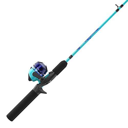 Zebco Kids Splash Jr. Spincast Reel and Fishing Rod Combo, 4-Foot 2-Piece Fishing Pole, Size 20 Reel, Right-Hand Retrieve,...