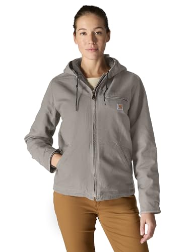 Carhartt Women's Loose Fit Washed Duck Sherpa Lined Jacket