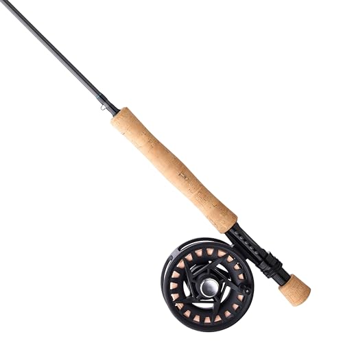 Shakespeare Cedar Canyon Elite Fly Reel and 9' Rod Combo, 4-Piece Graphite Blank Construction