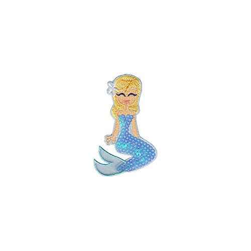 Tervis Blue Sequins Mermaid Made in USA Double Walled Insulated Tumbler Cup Keeps Drinks Cold & Hot, 16oz, Unlidded