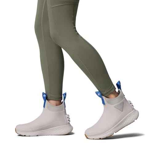 Columbia Women's PFG Dry Tortugas, Grey Ice/Vivid Blue, 8