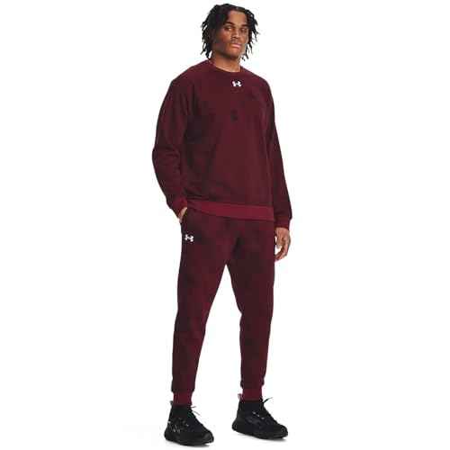 Under Armour mens Rival Fleece Printed Crew