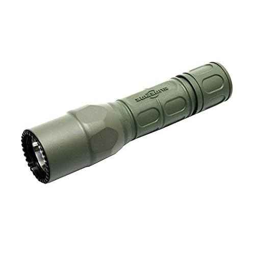 SureFire G2X Pro Dual-Output LED Flashlight with click switch, Forest Green