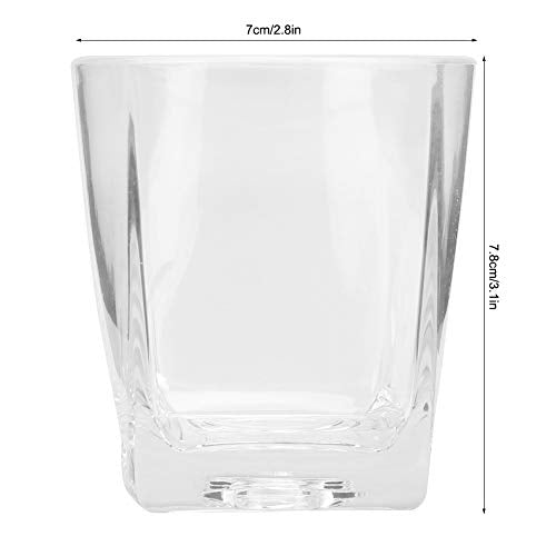 Restokki Acrylic Unbreakable Shatterproof Classic Beer Mug, 180ml Whisky Cup Wine Beer Drinking Mug, Acrylic Drinkware Bar...