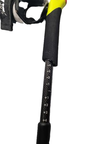 LEKI Nordic Walking Speed Pacer Vario Ultra Lightweight Carbon Poles Red 125cm