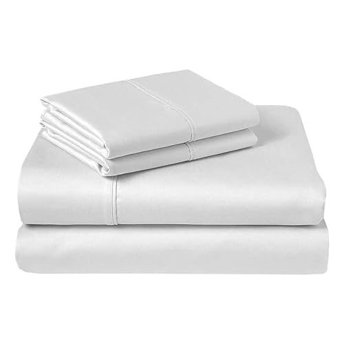 RV Camper King Sheet Set (72x80) - 100% Egyptian Cotton, Soft & Cooling, 16" Deep Pocket Fitted Sheet, Luxury Hotel Qualit...