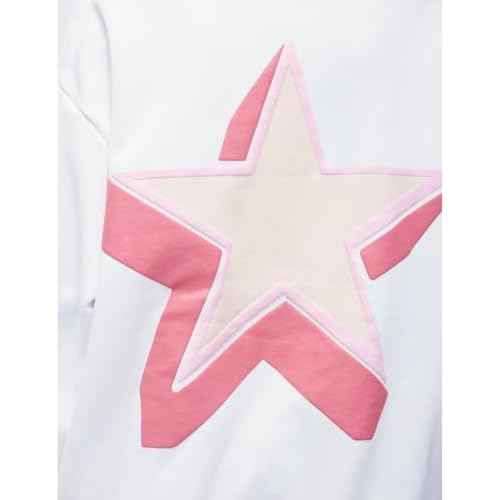 Aelfric Eden Womens Oversized Star Graphic Hoodies Fashion Long Sleeve Hoodie Pullover Hooded Sweatshirt Unisex