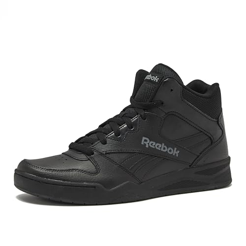 Reebok Men's Royal BB4500 Hi2 High Top Sneakers for Men, Black/Alloy, 7.5 Extra Wide