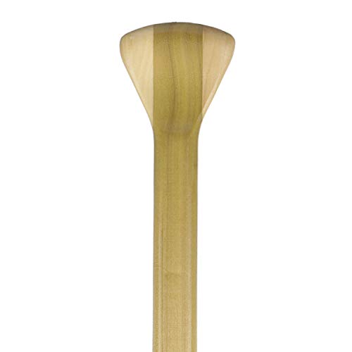 Attwood 11762-1 Canoe Paddle, Wooden, 5-Feet Long, Ergonomic Grip, Premium Wood Construction, Protective Finish