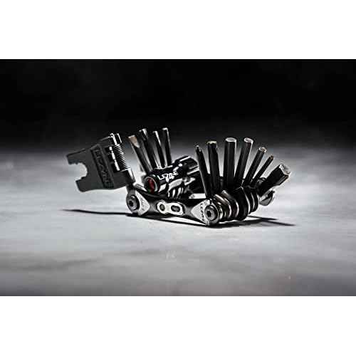 LEZYNE RAP II Bicycle Multi-Tool, Anti-Corrosion CRV Bits, Hex, Torx, Ergonomic Side Plates, High Performance Compact Bike Tool (13 Tubeless)