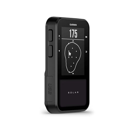 Garmin Approach® G20 Solar, GPS Golf Handheld with Solar Charging, Sunlight-Readable High Resolution Display, Built-in Mag...