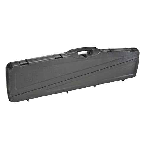 Plano Protector Series Single Scoped or Double Non-Scoped Gun Case, Black, Lockable Pistol Case for Airline Travel, TSA Approved Pistols