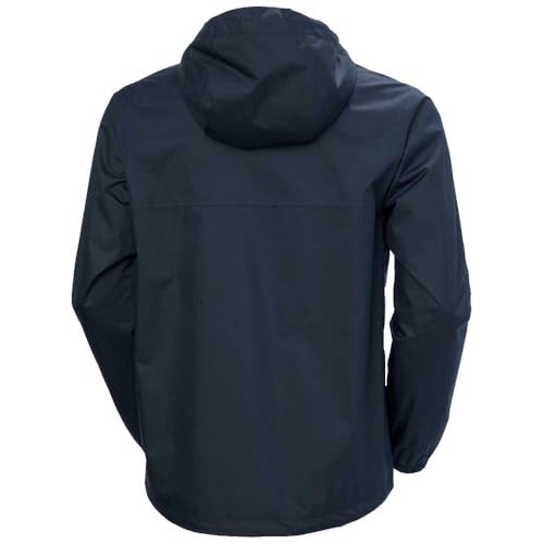 Helly-Hansen Vancouver Rain Jacket - Men's Waterproof, Breathable, Adjustable Hood, Seam-Sealed