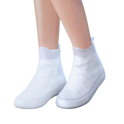 Adorila Silicone Waterproof Shoe Covers, Anti-Slip Anti-Friction and Portable Waterproof Shoe Covers for Outdoor Home Trav...