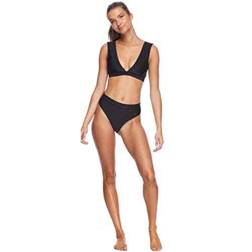 Body Glove Women's Standard Smoothies Marlee High Waist Solid Bikini Bottom Swimsuit