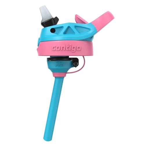 Contigo Kid's 14 oz. AutoSpout Straw Water Bottle - Blue Raspberry/Azalea