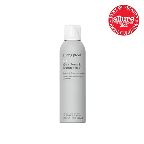 Living Proof Full Dry Volume & Texture Spray ? Instant Volume, Texture, Oil Absorption, Heat Protection, Lightweight Hold for Fine or Flat Hair