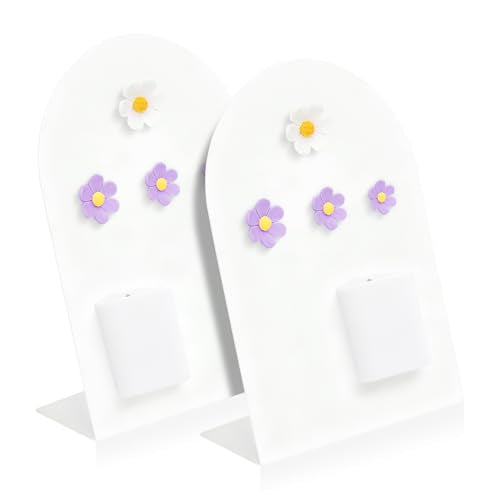 Desk Magnetic Message Board, Metal Bulletin/Memo Board with Magnetic Pen Holder and Flower Pins with Stand, Souvenir/Photo...
