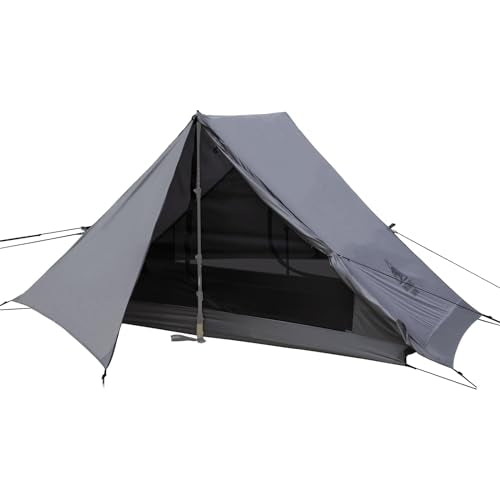 OneTigris HILLRIDGE Backpacking Tent, Waterproof Windproof 2 Person Tent, 20D SIL-Coated Nylon, Single Layer, Ultralight 3...