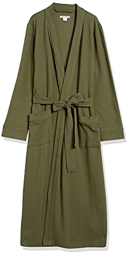 Amazon Essentials Women's Lightweight Waffle Full-Length Robe (Available in Plus Size)