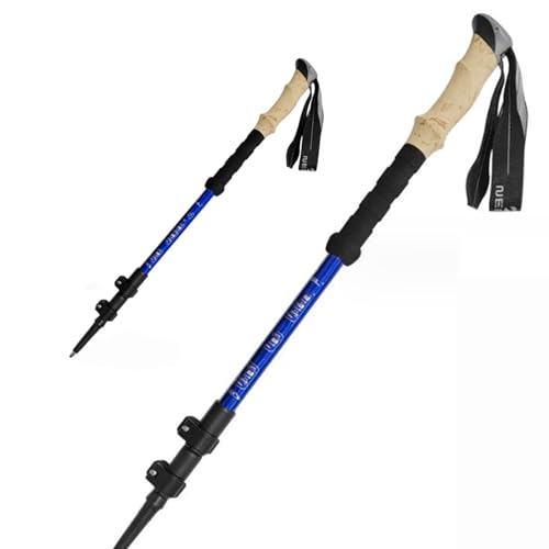 Walking Poles Set of 2, Ultralight Carbon Fiber Quick Lock EVA Grip Trekking Poles, Balance Support for Seniors, Women and...