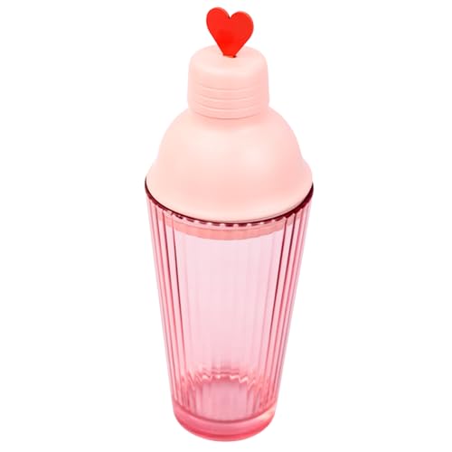 ban.do Cute Bar Set with Shaker, Strainer and Spoon, Cocktail Shaker Set, Bartender Kit, Bar Keeper Accessories, Heart