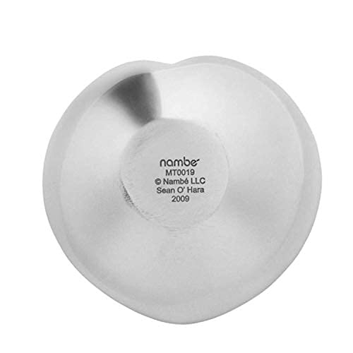 Nambe Alloy Classic Love Bowl, Heart Shaped Modern Design, For Wedding, Anniversary, Valentine’s Day, Oven Safe, Ring Dish, Decorative Trinket Tray, Designed by Sean O'Hara (4.5")