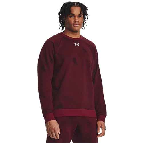 Under Armour mens Rival Fleece Printed Crew