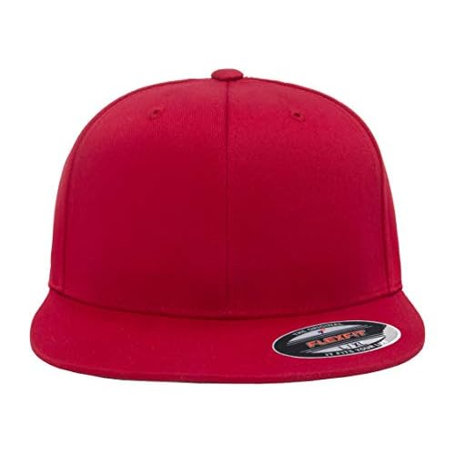 Flexfit Men's On Field Pro-Baseball Cap, Red, Small-Medium