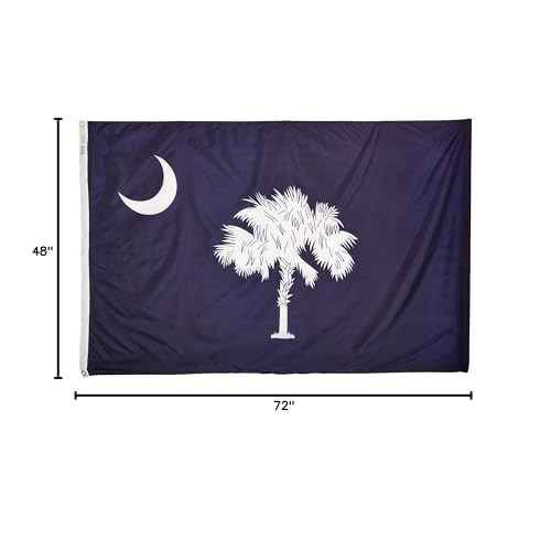 Annin Flagmakers South Carolina State Flag USA-Made to Official State Design Specifications, 4 x 6 Feet (Model 144870)