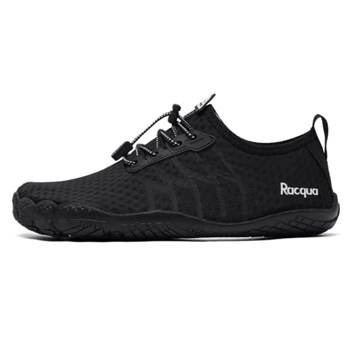 Racqua Water Shoes Quick-Dry Swim Shoes Breathable Lightweight Beach Shoes Pool Barefoot Aqua for Women Men