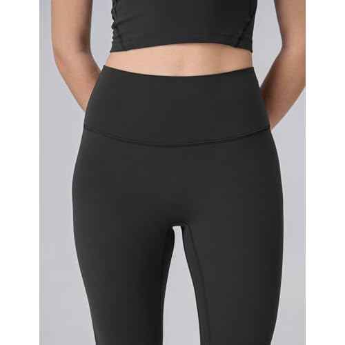 Colorfulkoala Dreamlux No Front Seam Leggings for Women 25"/28" Inseam, Seamless High Waisted Buttery Soft Yoga Pants