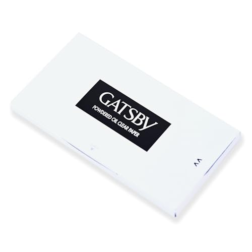 GATS-BY Oil Absorbing Sheets for Face - 70 Sheets x 5 Pack, Gentle Oil Blotting Paper for Oily Skin, Strong Absorption & Makeup Friendly, Portable Facial Oil Blotters (Oil Clear Powdered Paper)