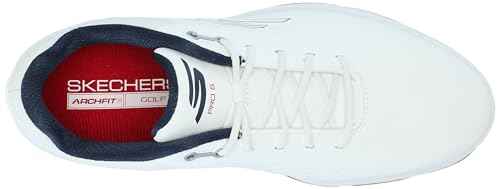 Pro 6 Waterproof Golf Shoe White/Navy/Red