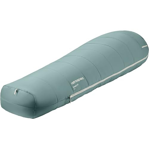 Retrospec Dream Mummy Sleeping Bag - 5, 15, & 30°F Cold Weather Camping & Travel Essential Gear with Water - Resistant She...