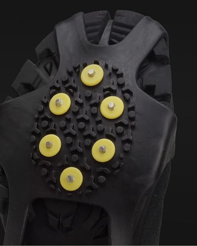 Ice Cleats for Shoes and Boots, Non-Slip Traction Crampons 10 Steel Studs, for Shoes/Boots, Snow Ice Walking