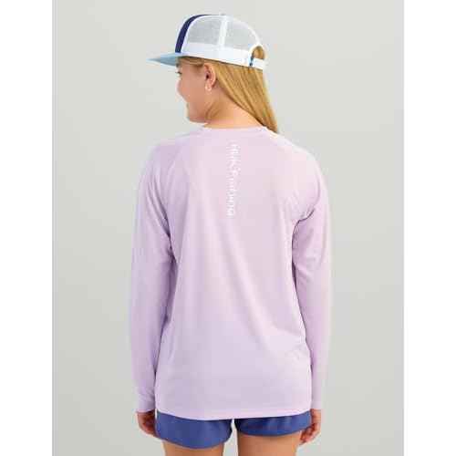 HUK Boys Pursuit Solid Long Sleeve Shirt, Fishing Shirt for Kids