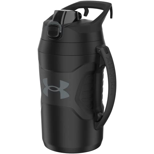 Under Armour Half Gallon Water Bottle Insulated, 64oz Insulated Water Bottle with Handle, Fence Hook, Leak Resistant, for ...