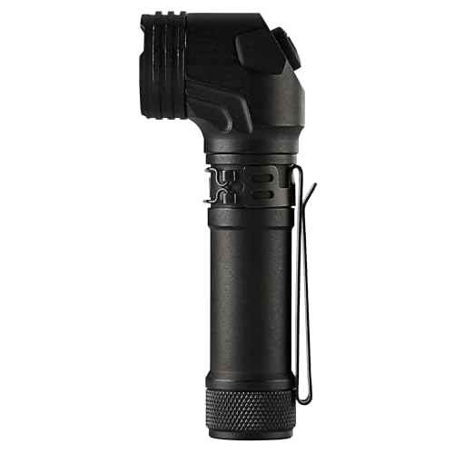 Streamlight 88095 ProTac 90X 1000-Lumen Right Angle Compact Multi-Fuel Tactical EDC Flashlight Includes Rechargeable Battery and Holster, Black