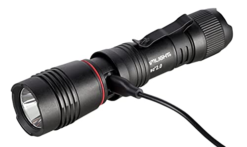 Streamlight 89000 ProTac 2.0 2000-Lumen 17300-Candela Rechargeable Tactical LED Flashlight with USB C Cable, and Holster, ...