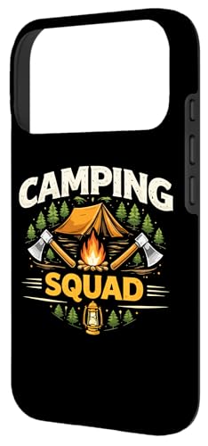 Camping Squad Outdoor Adventure Mindset Statement Design Case for iPhone 17 Pro