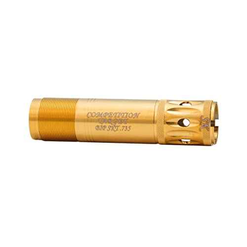 Carlsons Choke Tubes 12 Gauge for Browning Invector Plus | Stainless Steel | Gold Competition Target Ported Sporting Clays Choke Tube | Made in USA