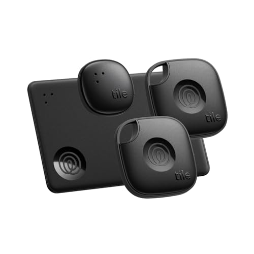 Tile by Life360 Essentials - Bluetooth Trackers & Item Locators for Keys, Wallets, Remotes & More; Easily Find All Your Th...