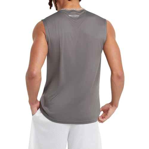 Champion Men's Sleeveless T-shirt, Sport Tank, Muscle T-shirt for Men (Reg. Or Big & Tall)