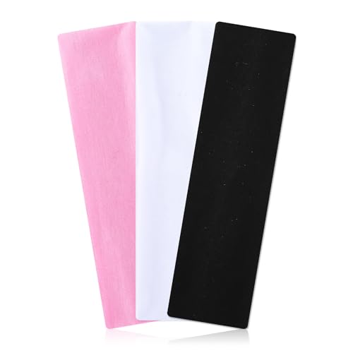 Mabor 3PCS Headbands for Women Non Slip Elastic Sweat Hairbands Sports Aesthetic Hair Bands Soft Cloth Fabric Stretchy Hea...