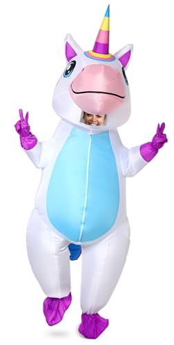 Gootus Inflatable Unicorn Costume for Adult - Funny Halloween Inflatable Costumes for Men Women, Blow Up Costume for Hallo...